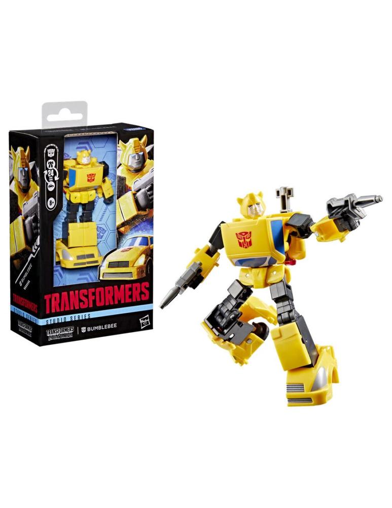 Figura articulada bumblebee clase deluxe transformers devastatión -  studio series 10 -5cm hasbro