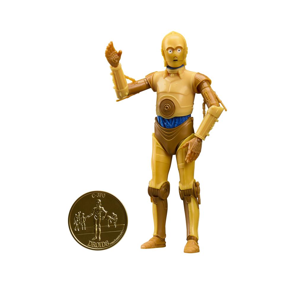 Figura hasbro star wars droids the adventures ofr2 - d2 and c - 3po