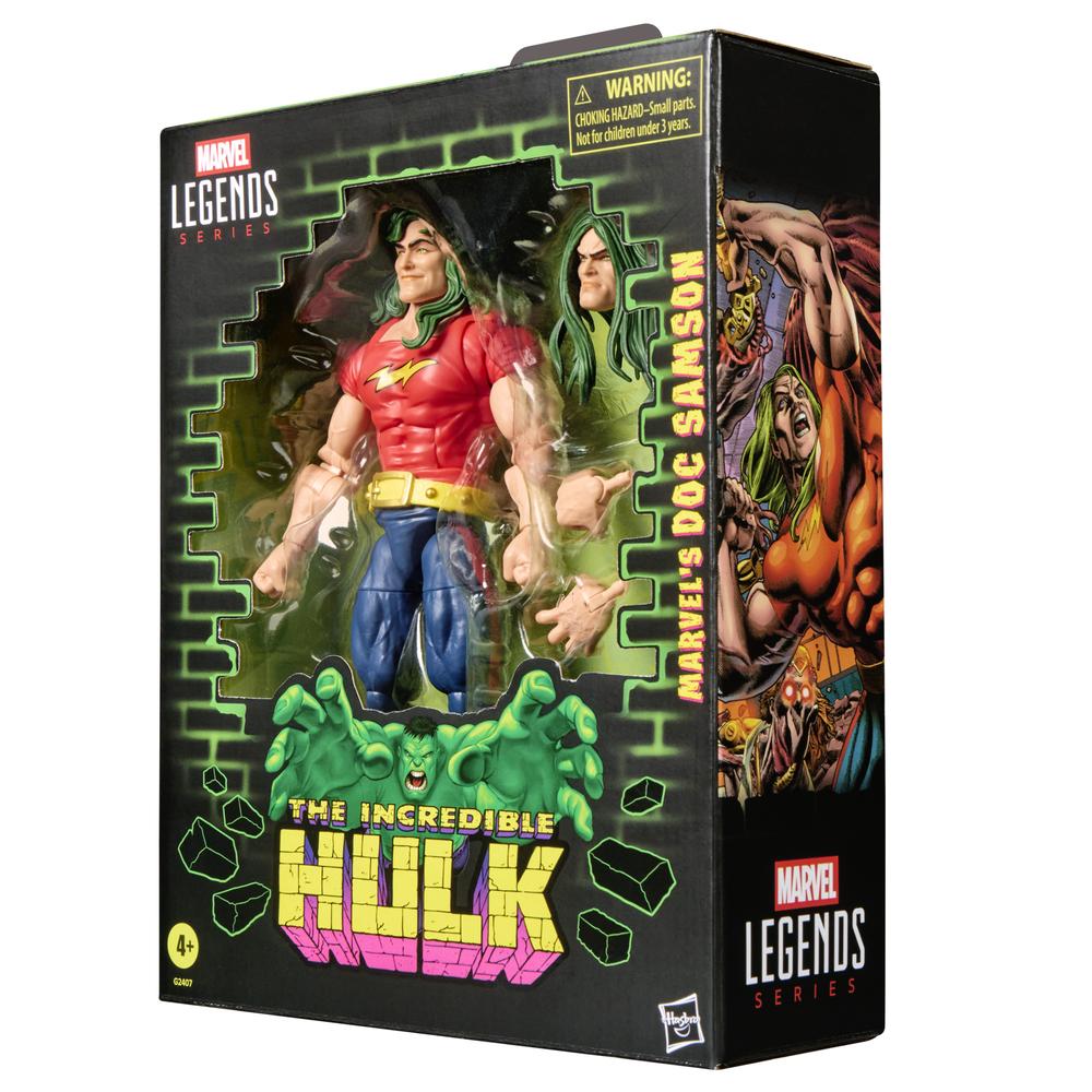 Figura hasbro marvel legends series the incredible hulk marvel's doc samson