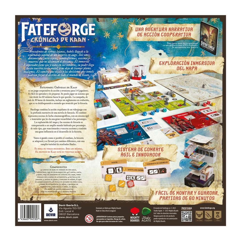 Juego de mesa fateforge cronicas de kaan