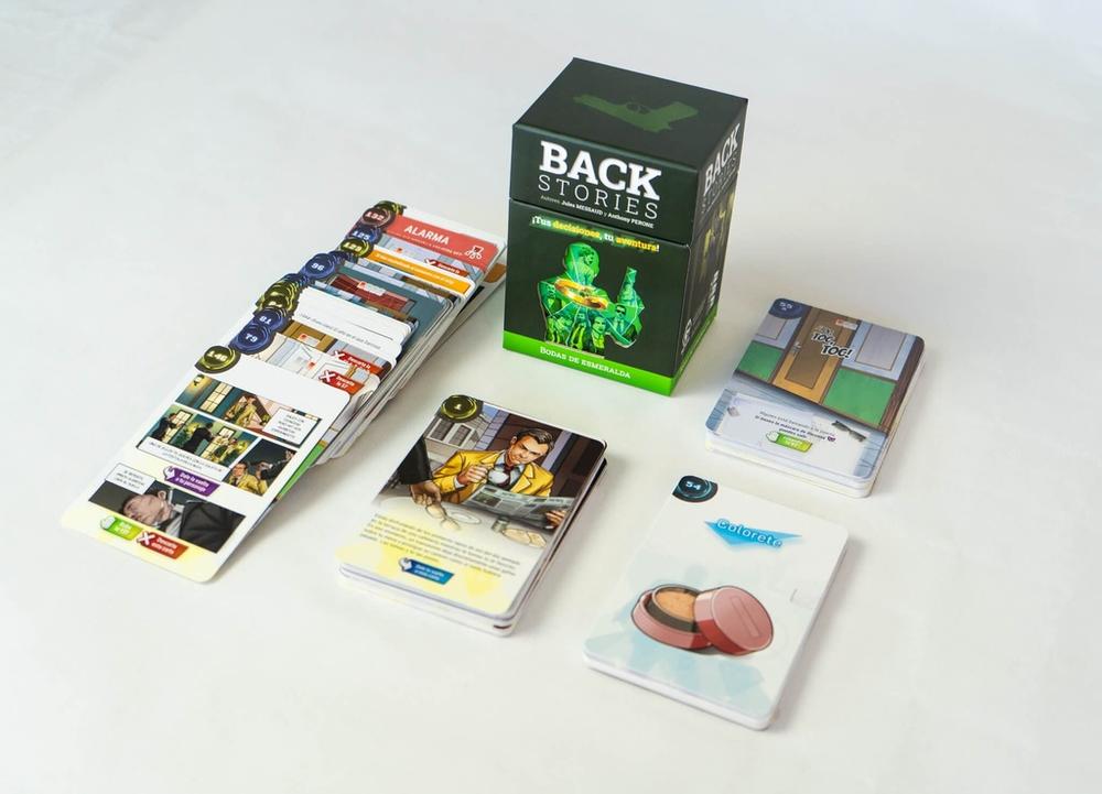 Juego de mesa back stories 2 -  bodas de esmeralda
