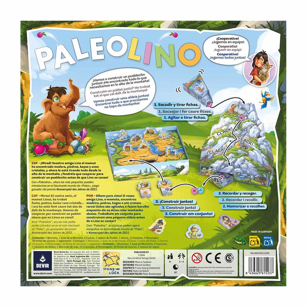 Juego de mesa paleolino