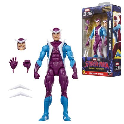 Figura hasbro marvel legends series spider - man marvel's boomerang
