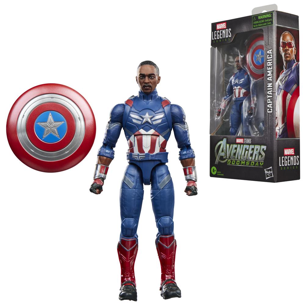 Figura hasbro marvel legends series avengers doomsday captain america