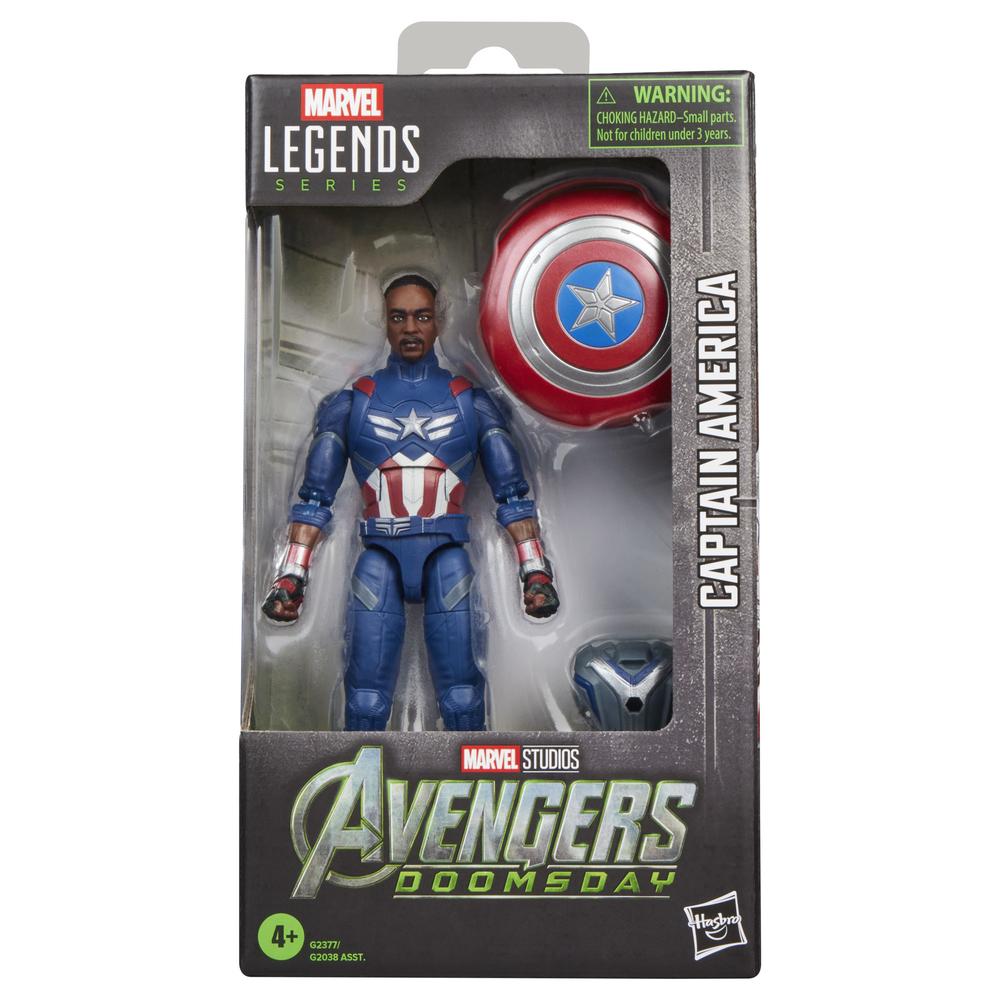 Figura hasbro marvel legends series avengers doomsday captain america