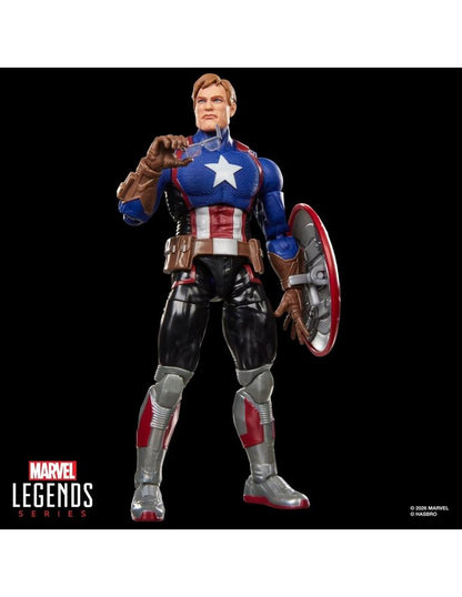 Figura hasbro marvel legends series x magic: the gathering capitan america