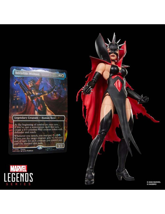 Figura hasbro marvel legends series x magic: the gathering malice (sue storm)