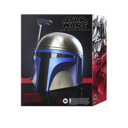 Réplica casco electrónico hasbro star wars the black series jango fett
