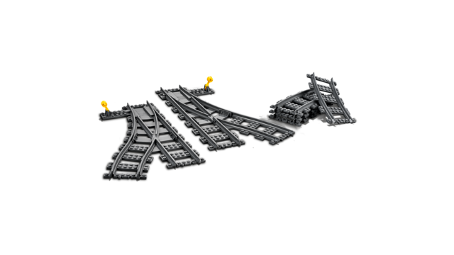 Lego vías - cambios de agujas