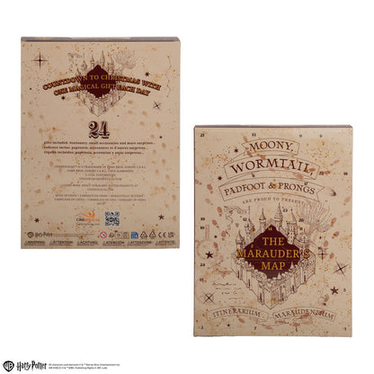 Calendario de adviento cinereplicas harry potter mapa del merodeador