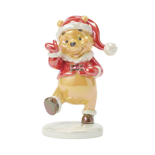 Figura enesco disney winnie the pooh navideño
