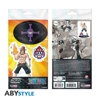 Figura acrilica abystyle one piece portgas d.ace