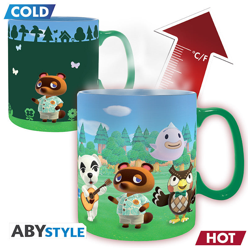 Taza termosensible abystyle animal crossing460 ml