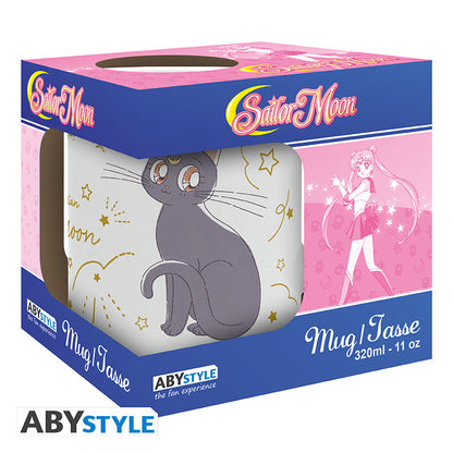 Taza abystyle sailor moon luna -  luna & artemis cats
