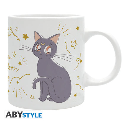 Taza abystyle sailor moon luna -  luna & artemis cats