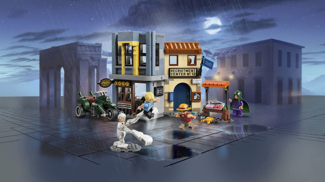 Lego one piece netflix duelo contra el capitan smoker