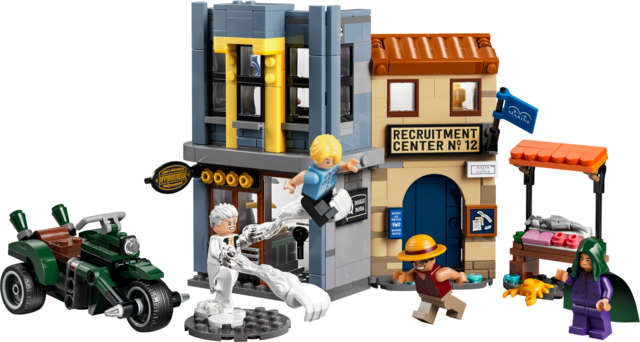 Lego one piece netflix duelo contra el capitan smoker