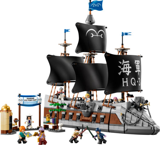 Lego one piece netflix marina de garp