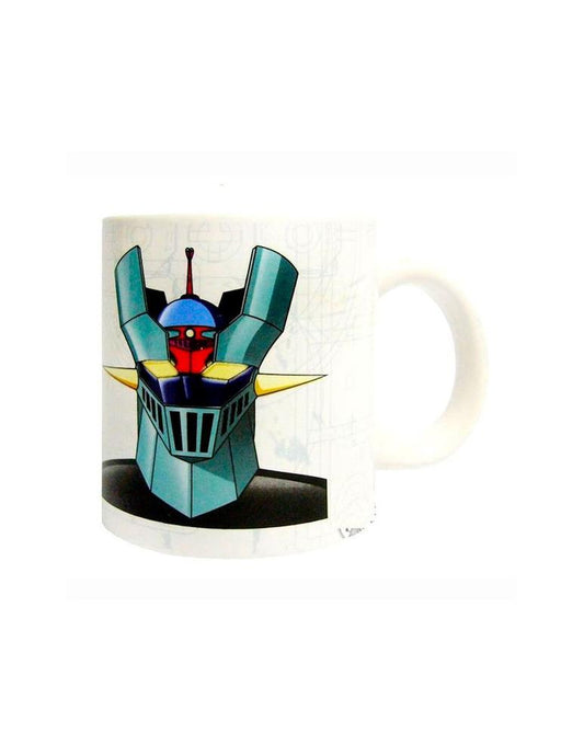 Taza sd toys mazinger z blanca ceramica