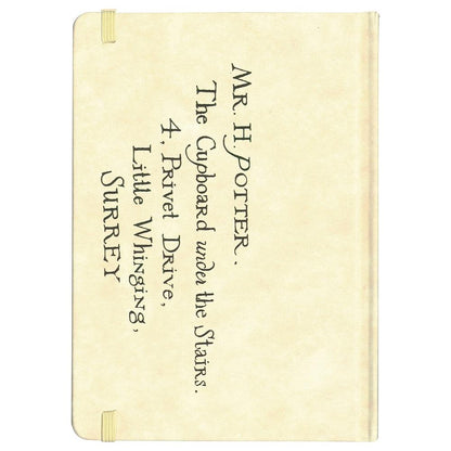 Carta hogwarts cuaderno tapa dura harry potter