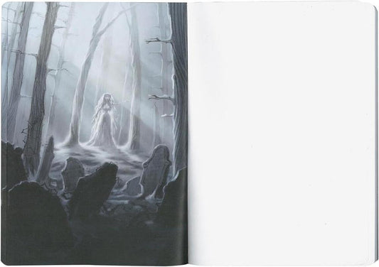 Pauta skeleton cuaderno tapa blanda la novia cadaver