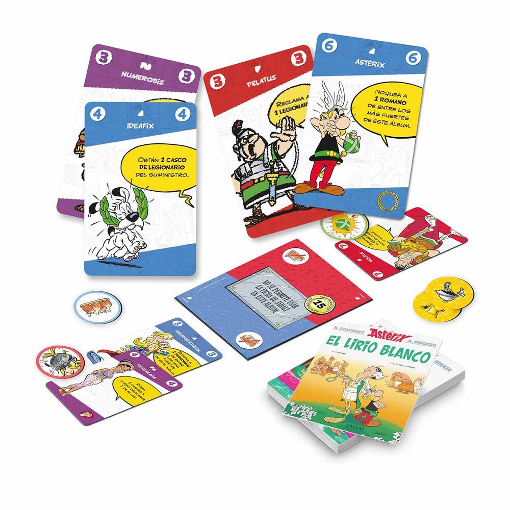 Juego de cartas asterix y compañía