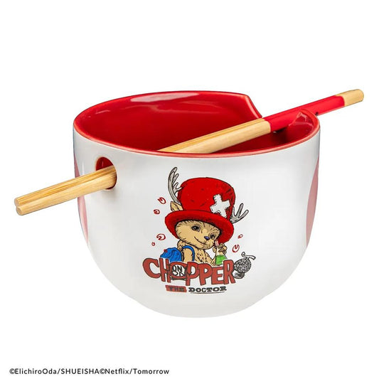 Tazon de ramen y palillos cinereplicas one piece netflix tony tony chopper