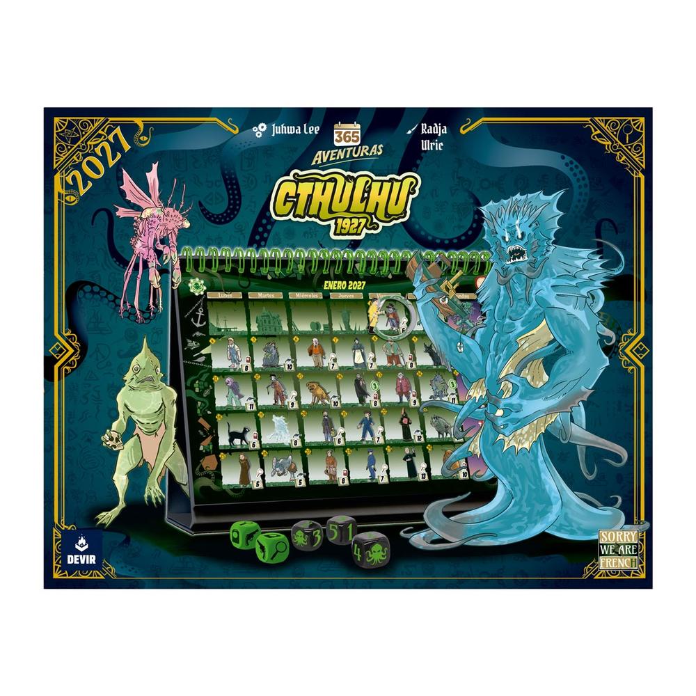 Calendario de adviento 365 adventures cthulhu