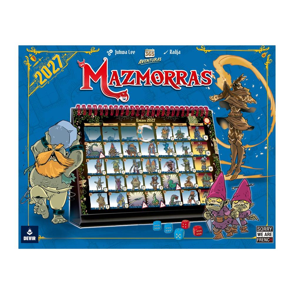 Calendario de adviento 365 adventures dungeon