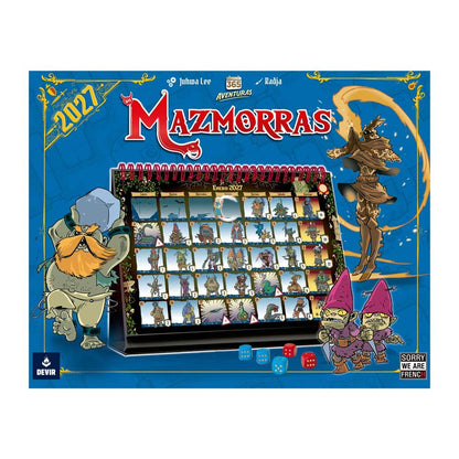 Calendario de adviento 365 adventures dungeon