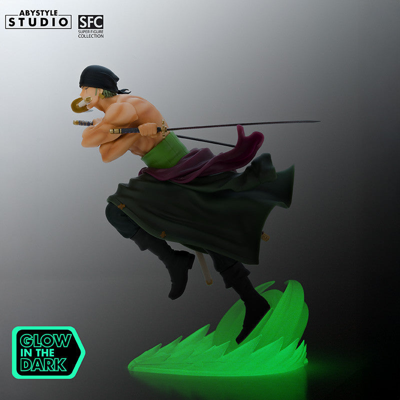 Figura abystyle one piece zoro glow in the dark