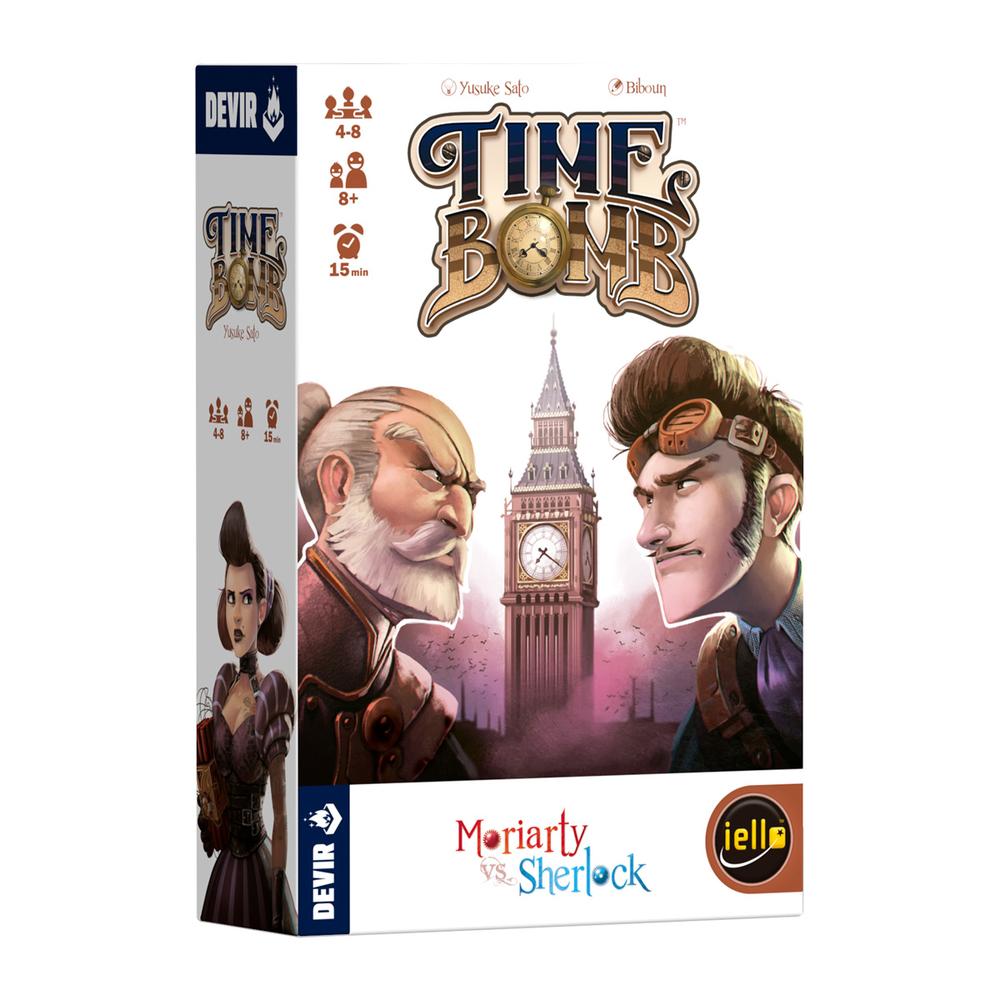 Juego de mesa time bomb: moriarty vs sherlock