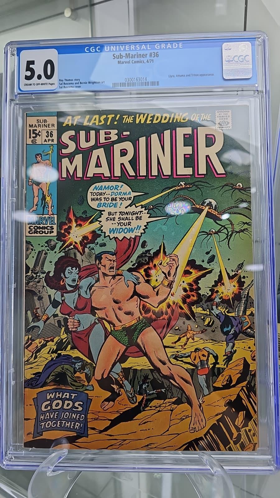 Sub-Mariner (1968 1st Series) #36 - 1 Graded comic - Primera edición - 1971 - CGC 5