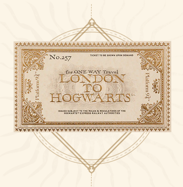 Ticket Expresso de Hogwarts Warner Bros Studio Tour London