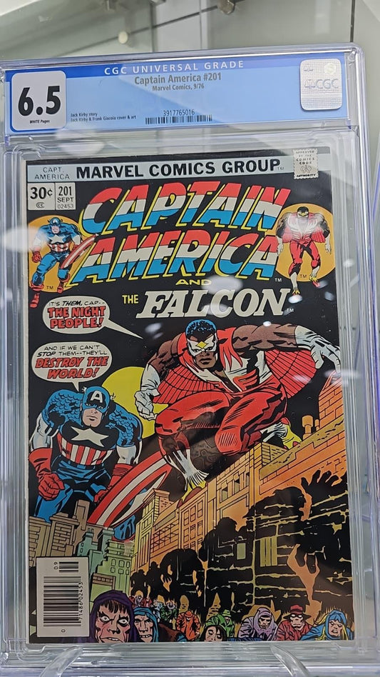 Captain America (1968 1st Series) #201 - 1 Graded comic - Primera edición - 1971 - CGC 6.5