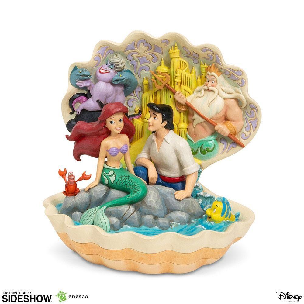 Figura Disney: The Little Mermaid - Shell Scene Figurine