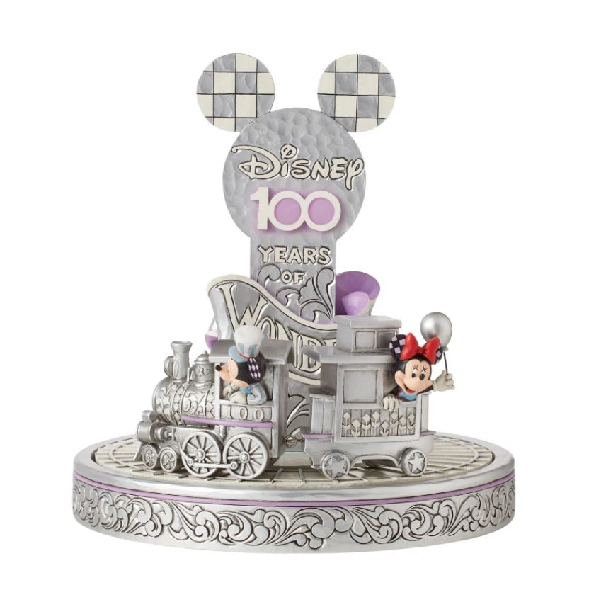 Disney 100 Years of Wonder Train Enesco 6013196 - Detalle de Mickey y Minnie