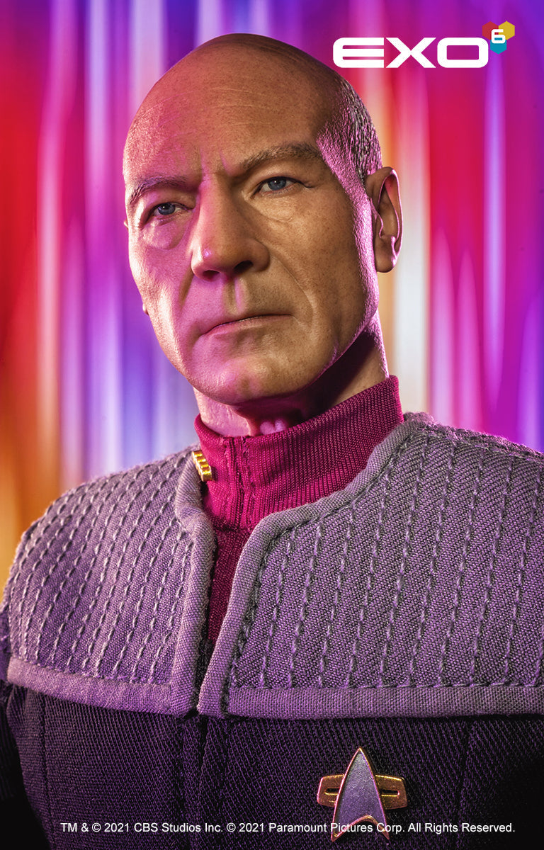 EXO-6 Jean-Luc Picard First Contact 1/6 - Primer plano del uniforme