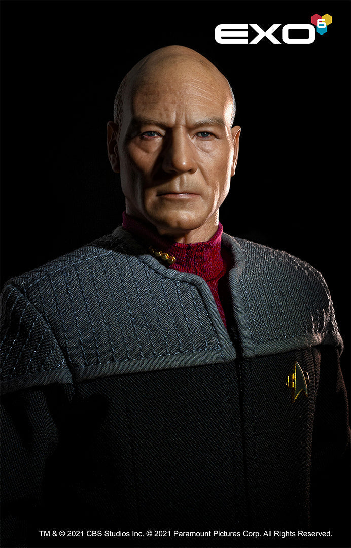 EXO-6 Jean-Luc Picard First Contact 1/6 - Detalle del rostro