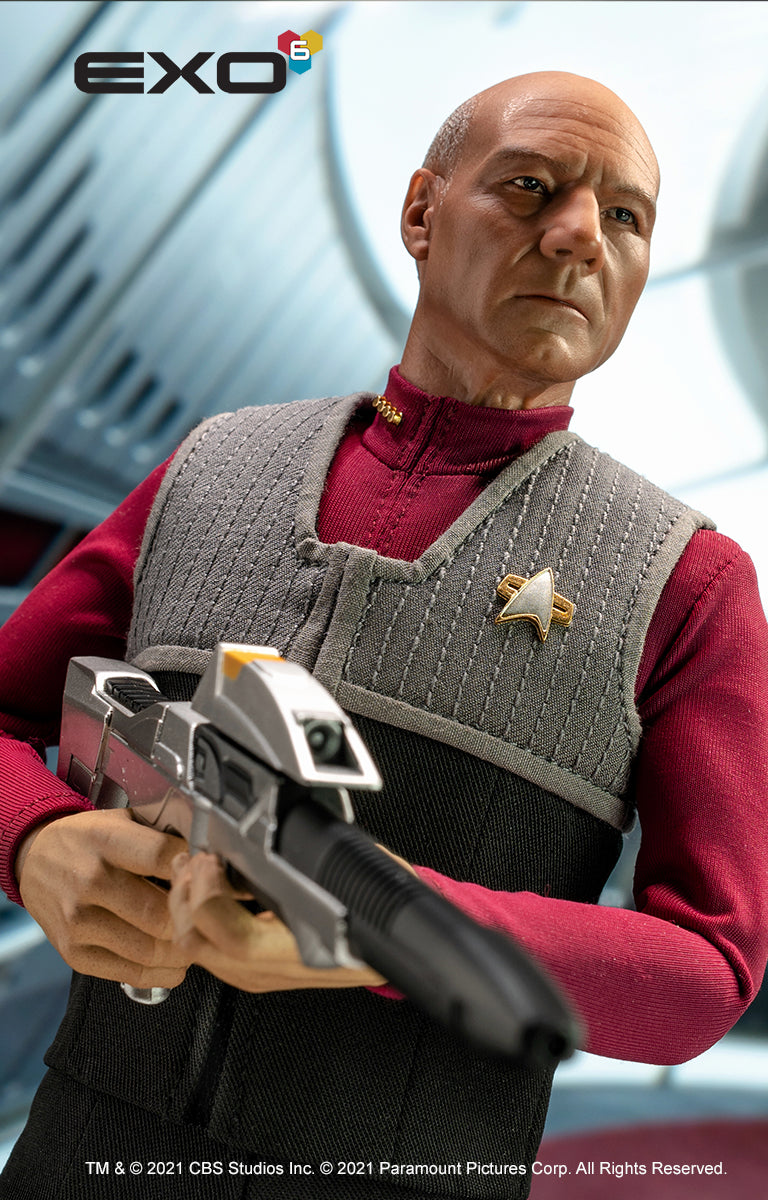 EXO-6 Jean-Luc Picard First Contact 1/6 - Chaleco y rifle fáser