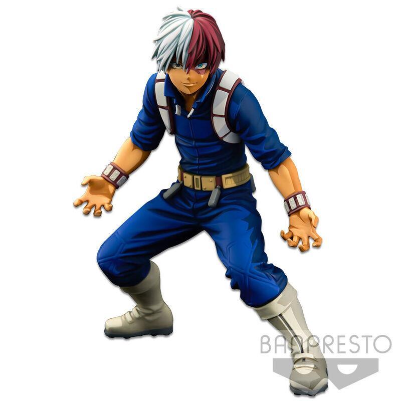 FiguraThe Shoto Todoroki Two Dimensions World Colosseum Super Master Stars Piece My Hero Academia 21cm