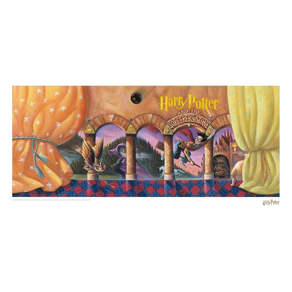 Harry Potter Litografia Philosophe Stone Book Cover Artwork Limited Edition 42 x 30 cm