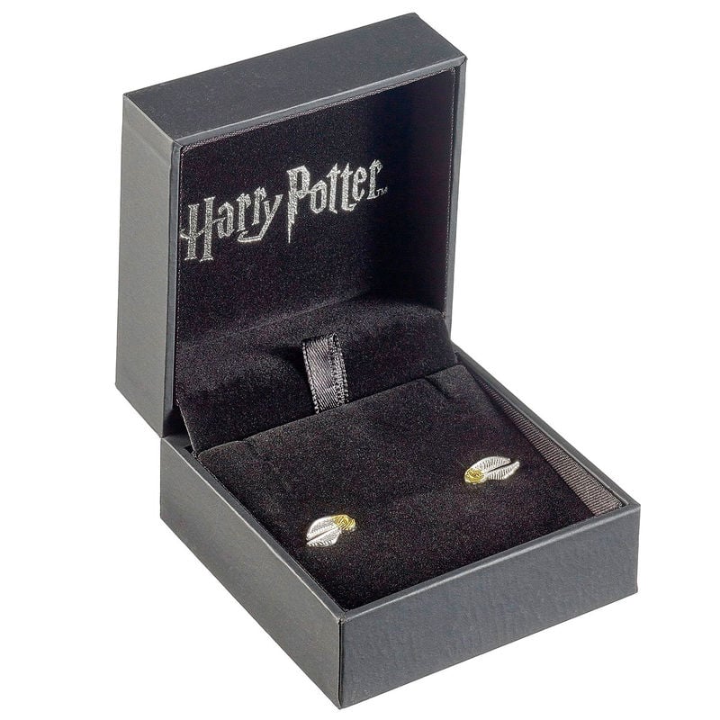 Pendientes Golden Snitch plata - imagen 2