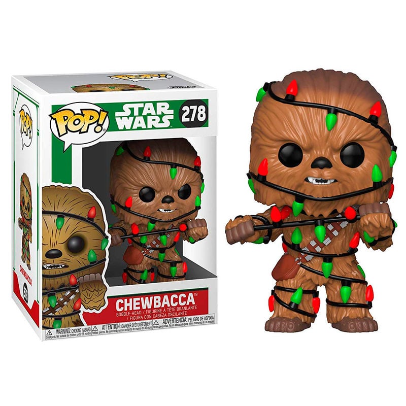 Figura POP Star Wars Holiday Chewie with Lights - imagen 2