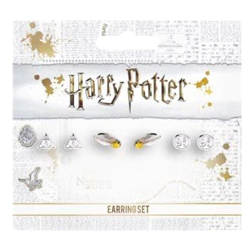Set pendientes Deathly Hallows Golden Snitch Platform Harry Potter - imagen 5