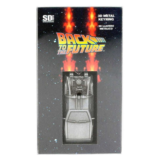 Llavero 3D metal Delorean Regreso al Futuro