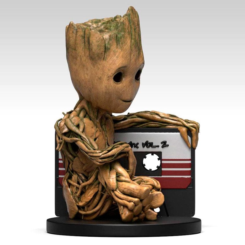 Figura hucha Baby Groot Cassette Guardianes de la Galaxia 2 Marvel - imagen 5