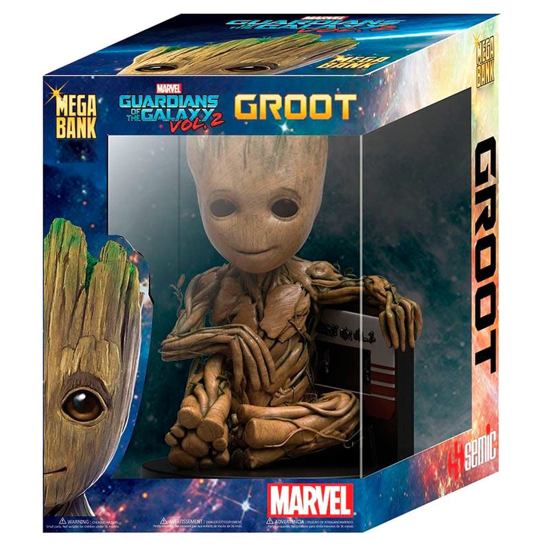 Figura hucha Baby Groot Cassette Guardianes de la Galaxia 2 Marvel - imagen 6