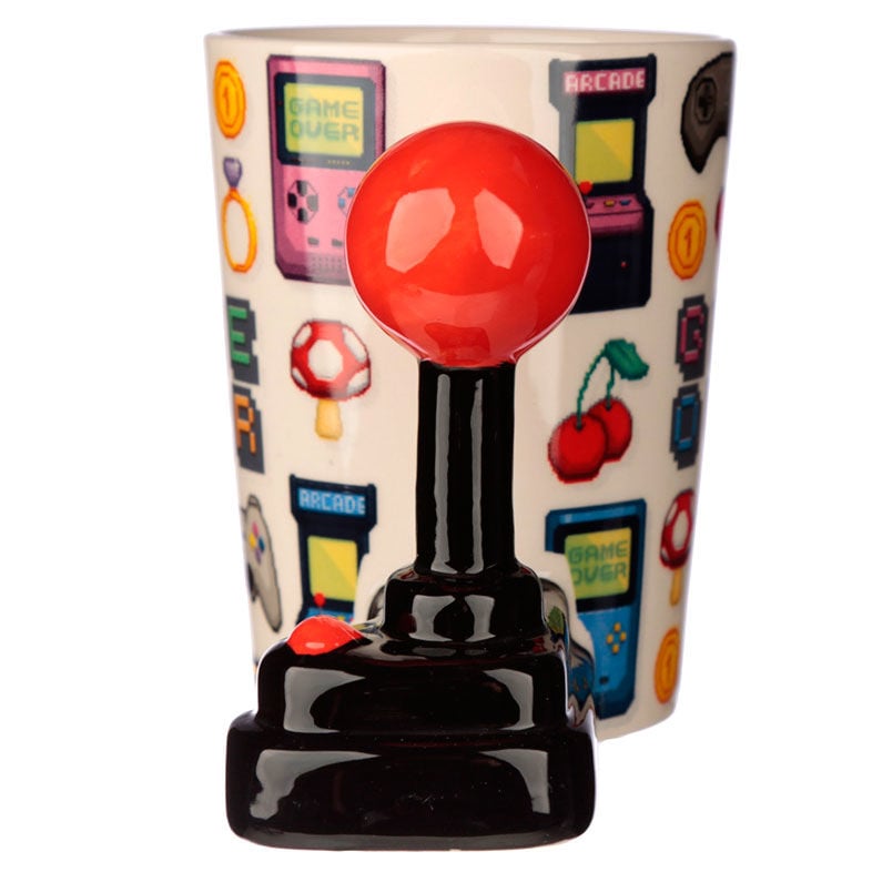 Taza asa 3D Joystick Pixel Game Over - imagen 3