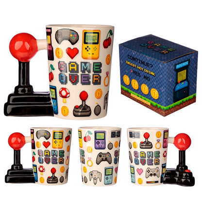 Taza asa 3D Joystick Pixel Game Over - imagen 5